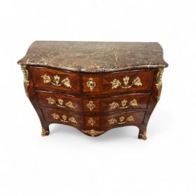 18th century French Louis XV Bombe Chest of Drawers