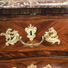 18th century French Louis XV Bombe Chest of Drawers