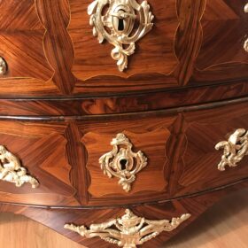 18th century French Louis XV Bombe Chest of Drawers