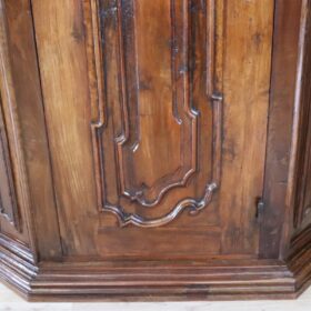 Pair of 17th century Italian Corner Cabinets