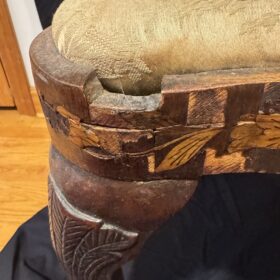 Dutch Baroque Style Marquetry Bench, 19th c.