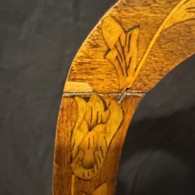 Dutch Baroque Style Marquetry Bench, 19th c.