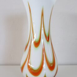 Alternative view of 1960s Murano Glass Vase with Kinetic Decoration, 1960s