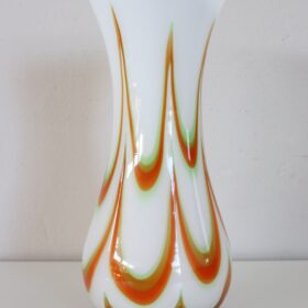 1960s Murano Glass Vase with Kinetic Decoration, 1960s