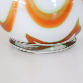 1960s Murano Glass Vase with Kinetic Decoration, 1960s