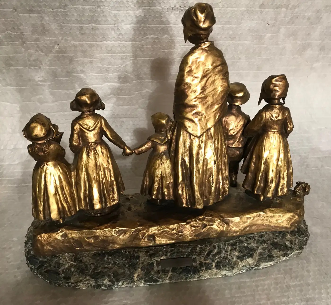 Joseph D’Aste, Bronze Sculpture, “Fête Au Village” - Image 2