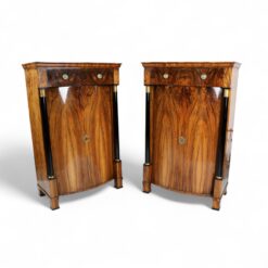 Pair of Biedermeier Trumeau Cabinets- Styylish