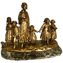 Joseph d'Aste Bronze Sculpture FĂȘte au Village- Styylish