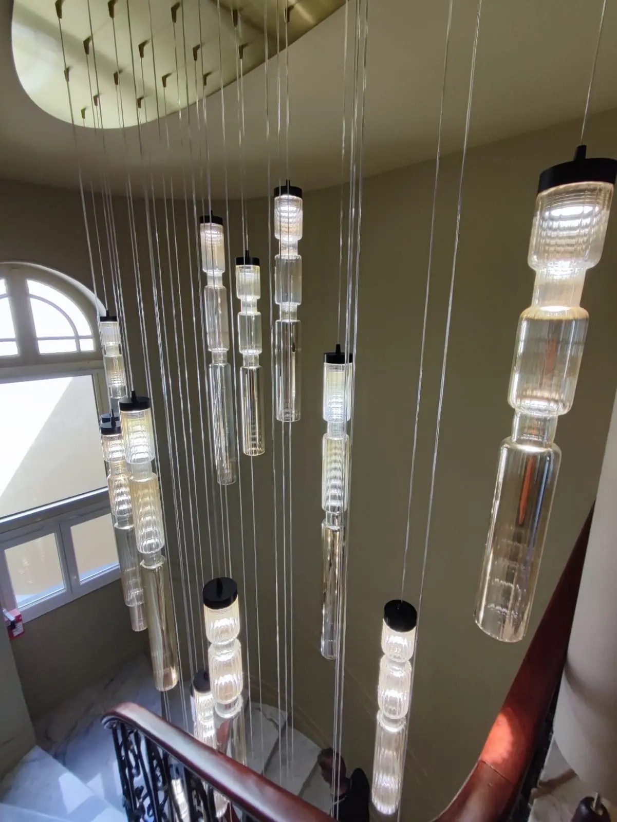 Sagano Pendant Light, Handblown Murano Glass - Image 8