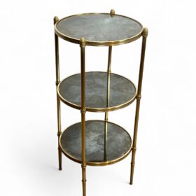 Maison Baguès Three-Tier Guéridon, 1940's