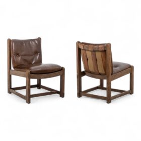 Pair of French Mid Century Fireside Chairs, 1960s