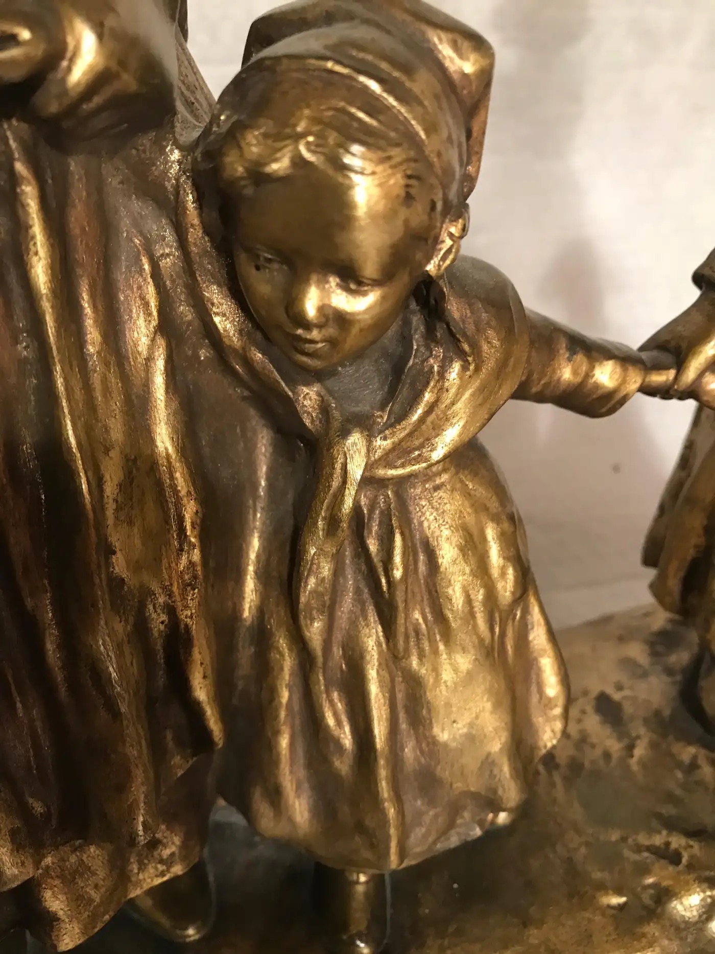 Joseph D’Aste, Bronze Sculpture, “Fête Au Village” - Image 3