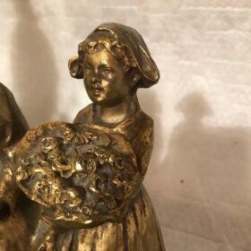 Joseph D’Aste, Bronze Sculpture, “Fête Au Village”