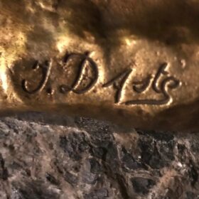 Joseph D’Aste, Bronze Sculpture, “Fête Au Village”