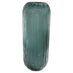 1970s Murano glass vase- green glass with raised dripped patterns- Styylish
