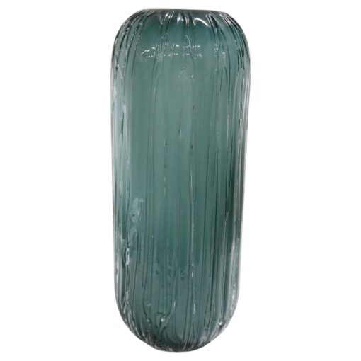 1970s Murano glass vase- green glass with raised dripped patterns- Styylish