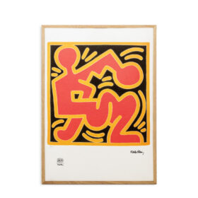 Keith Haring Print, Numbered, Silkscreen, 1990s