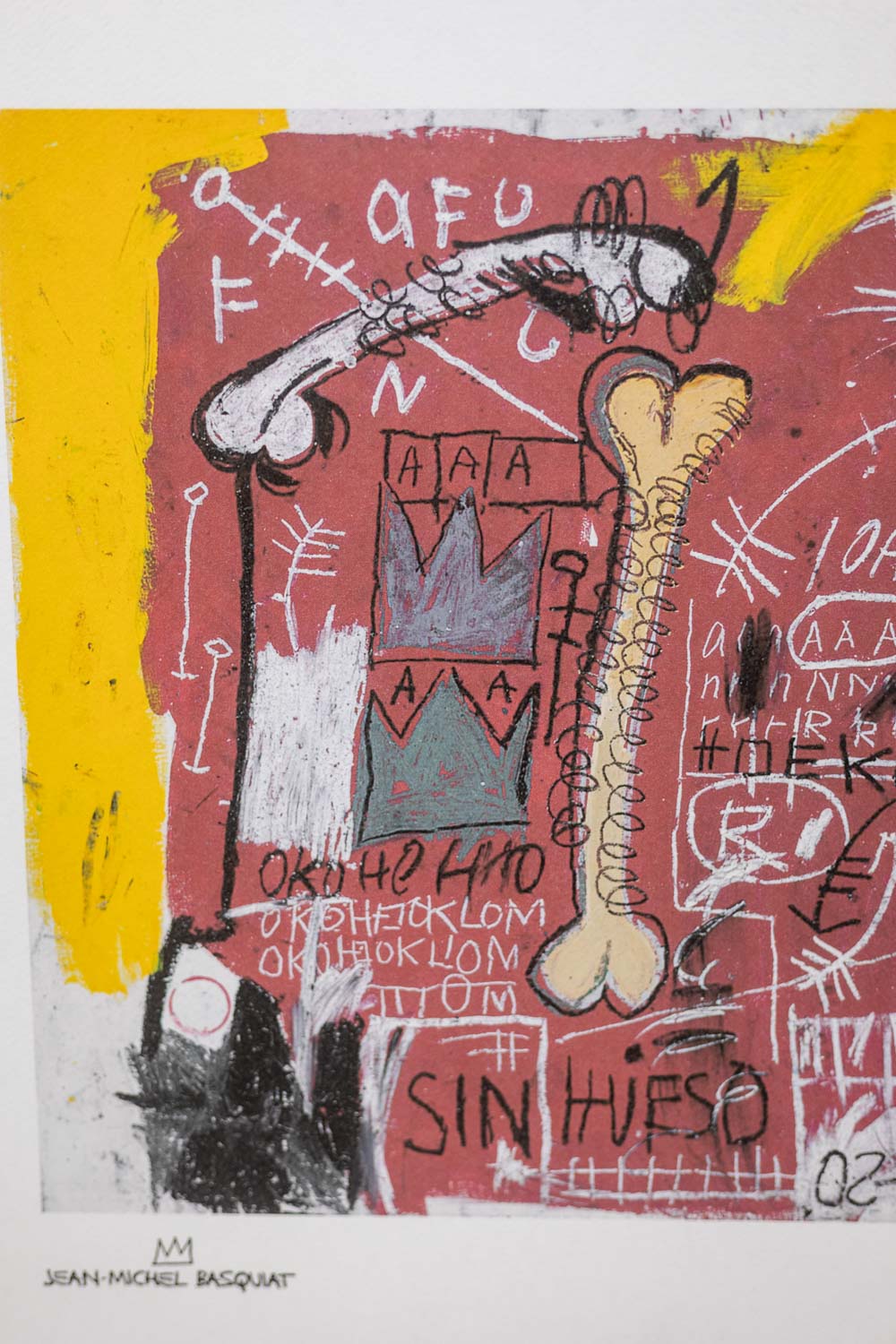Basquiat Color Silkscreen Print, Numbered, 1990s - Image 2