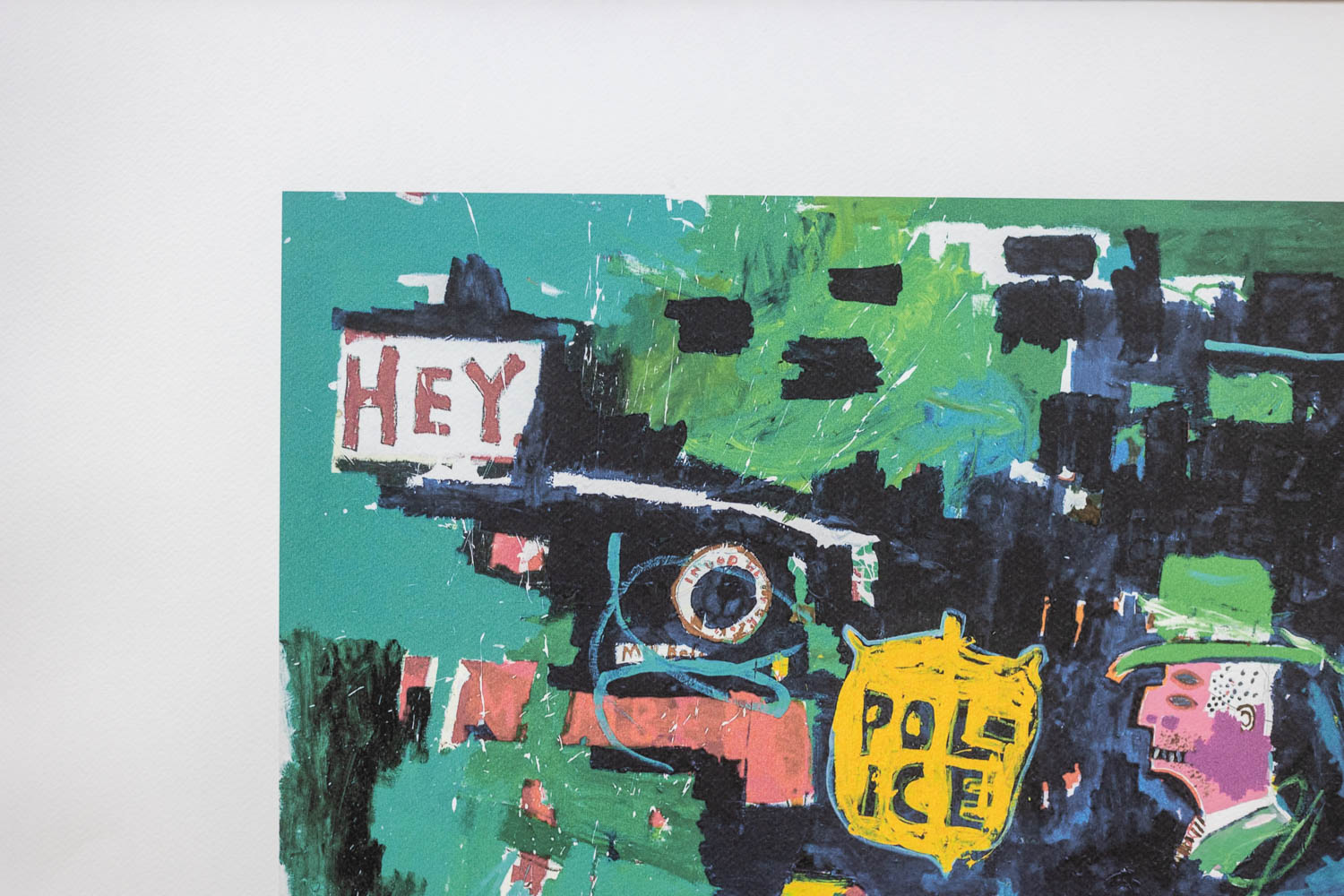 Basquiat Silkscreen Print, Numbered, 1990s. - Image 2
