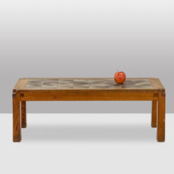 Alternative view of Pierre Chapo Coffee Table, Blond Elm, circa 1960