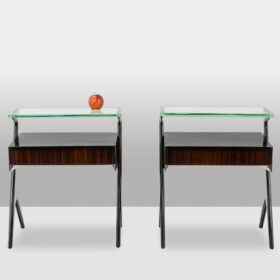 Ico Parisi Bedside Tables, 1950s-60s.