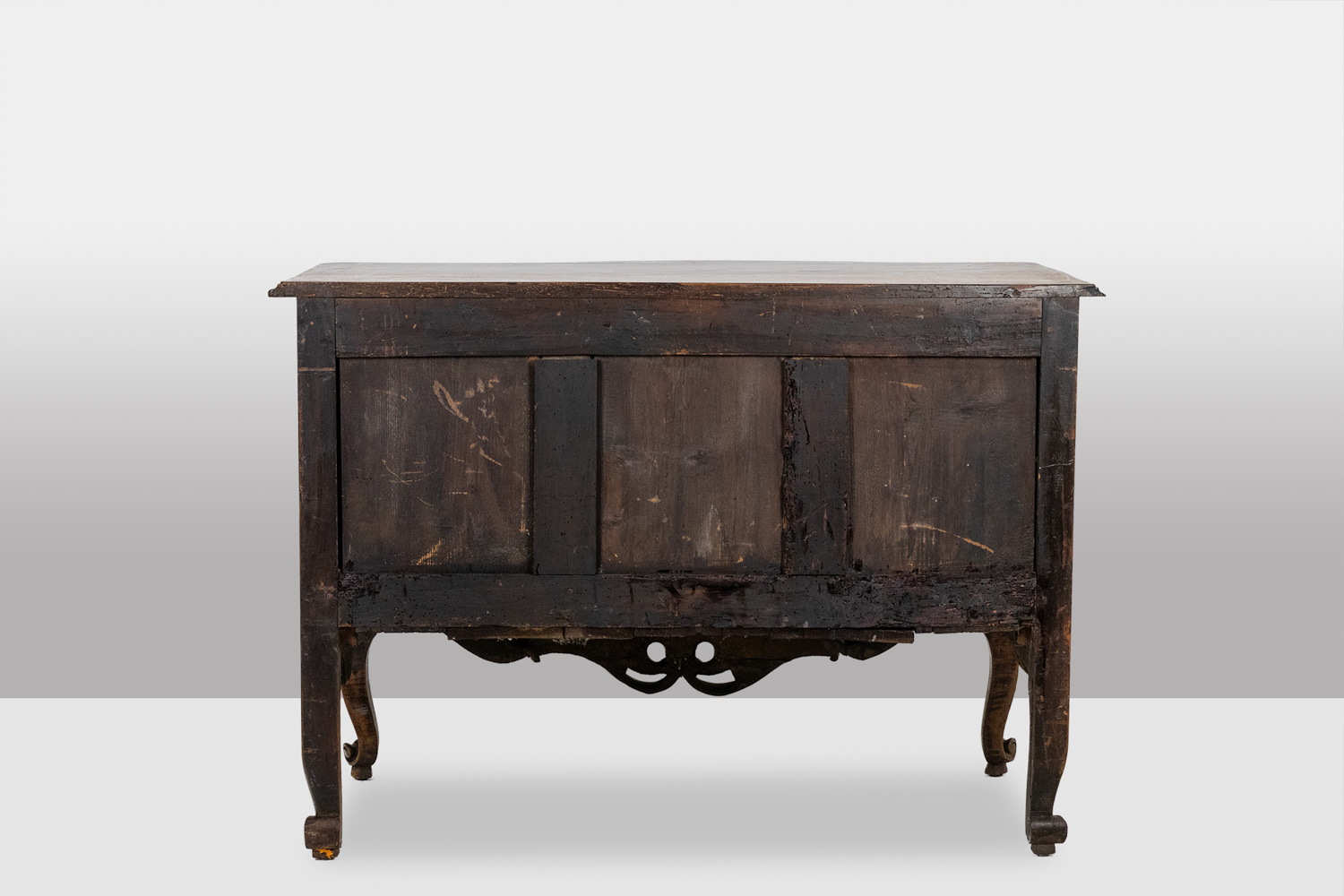 Curved Antique Chest of Drawers, known as a Nîmoise, 18th century. - Image 11