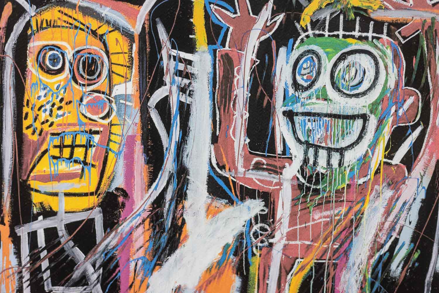 Jean-Michel Basquiat Color Silkscreen Print. 1990s. - Image 3