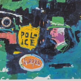 Basquiat Silkscreen Print, Numbered, 1990s.