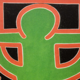 Keith Haring Silkscreen Print, Numbered, 1990s