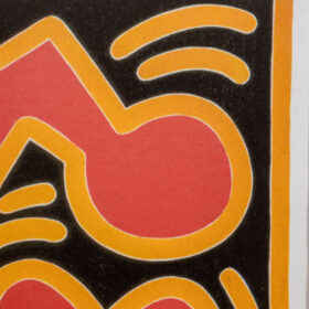 Keith Haring Print, Numbered, Silkscreen, 1990s