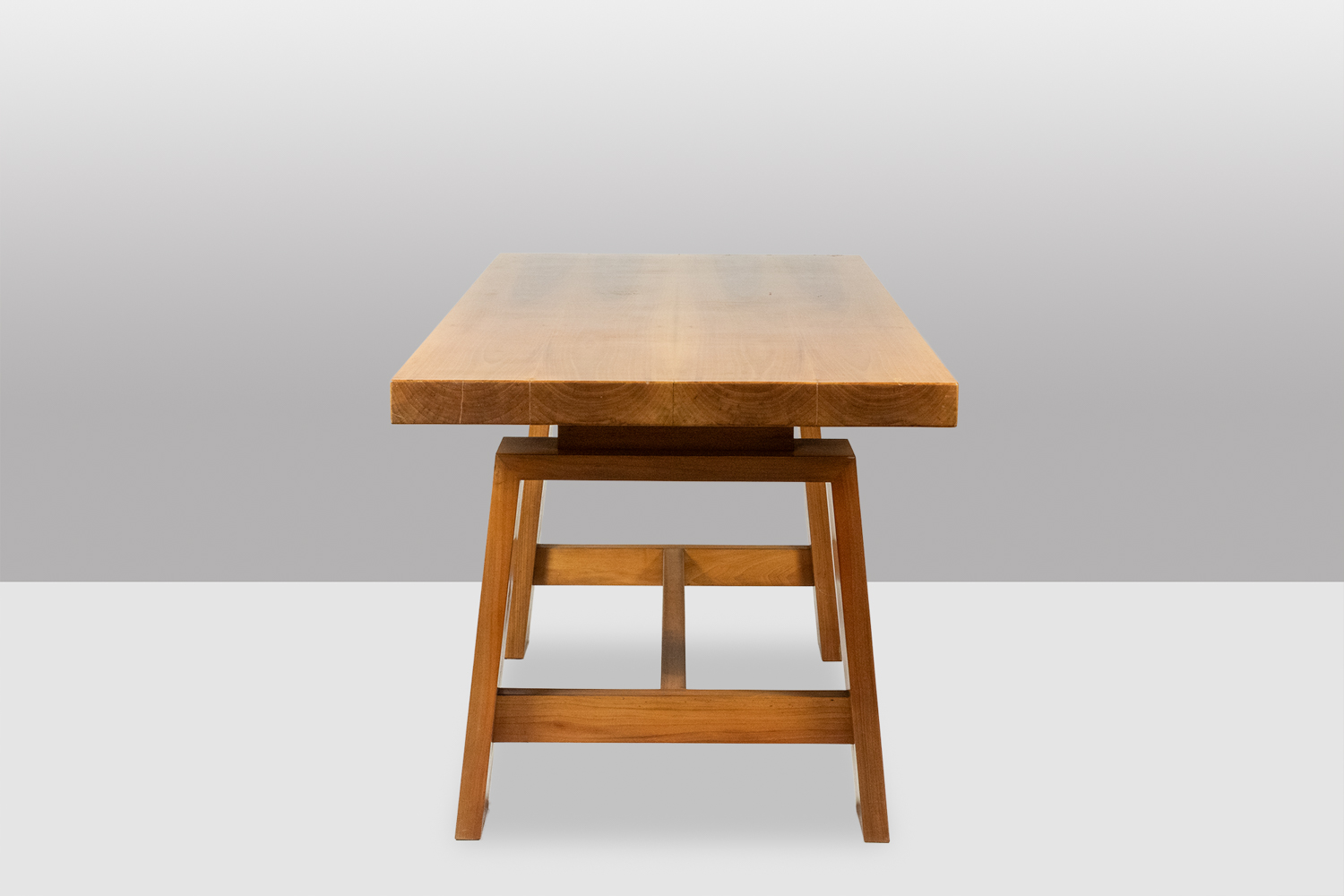 Italian Mid Century Cherry Wood Desk, 1970s - Image 3
