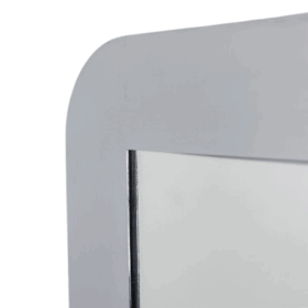 Rectangular Mirror in Polished Metal, Italy, 1970s