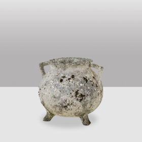 Willy Guhl Pair of “pot” planters in fiber cement. 1950s