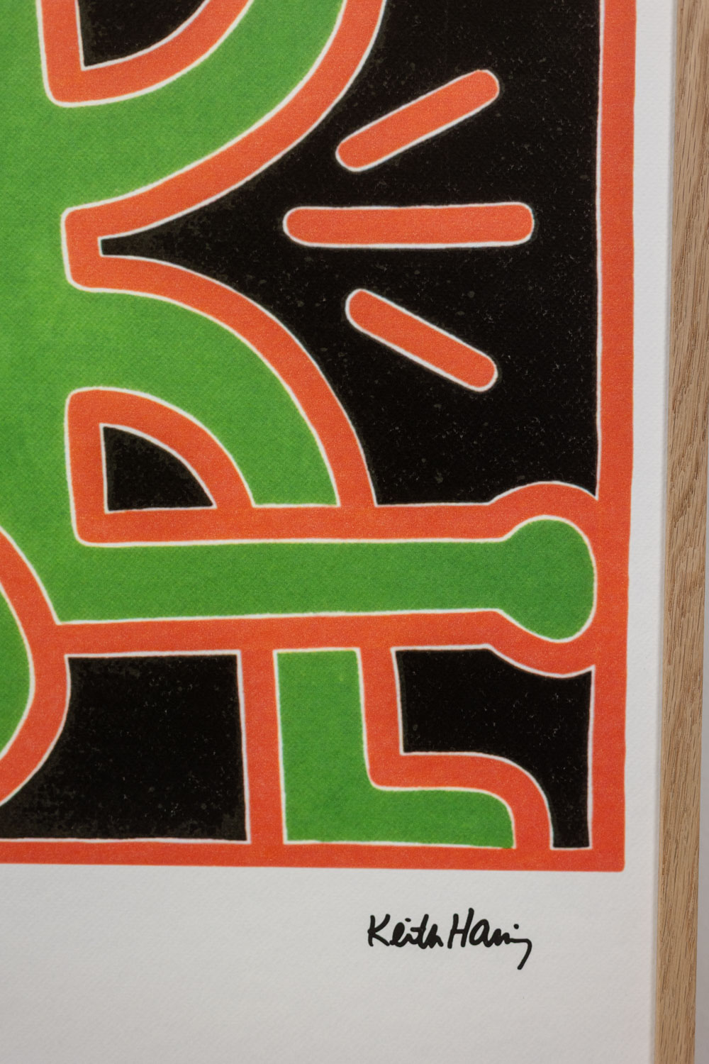 Keith Haring Silkscreen Print, Numbered, 1990s - Image 4