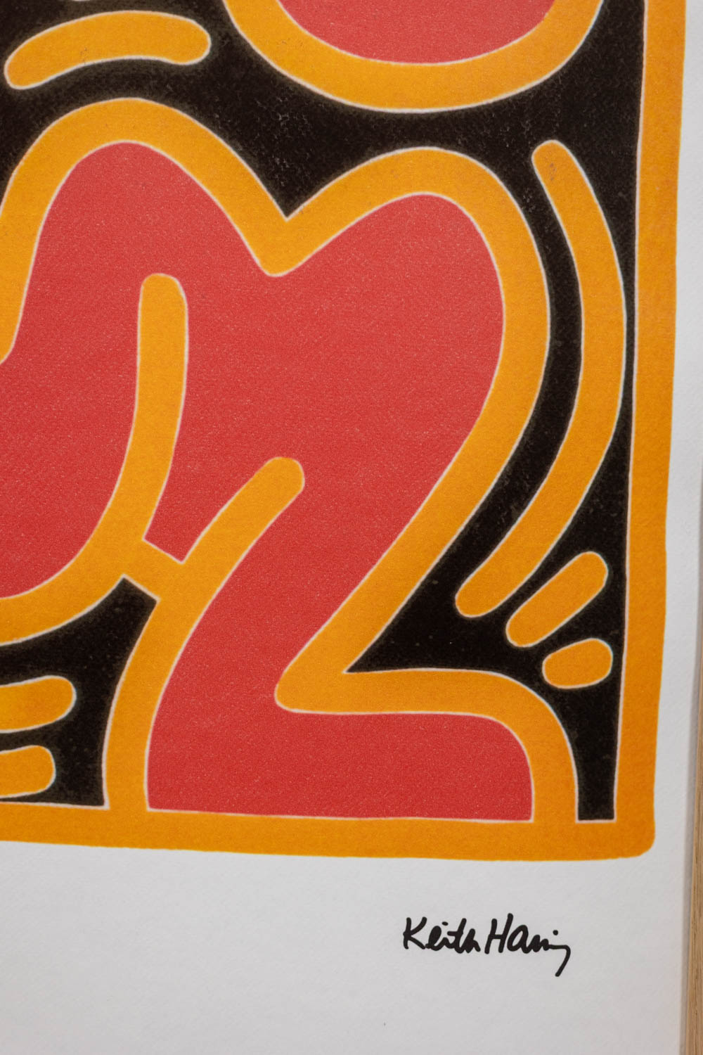Keith Haring Print, Numbered, Silkscreen, 1990s - Image 4