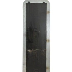 Rectangular Mirror in Polished Metal, Italy, 1970s