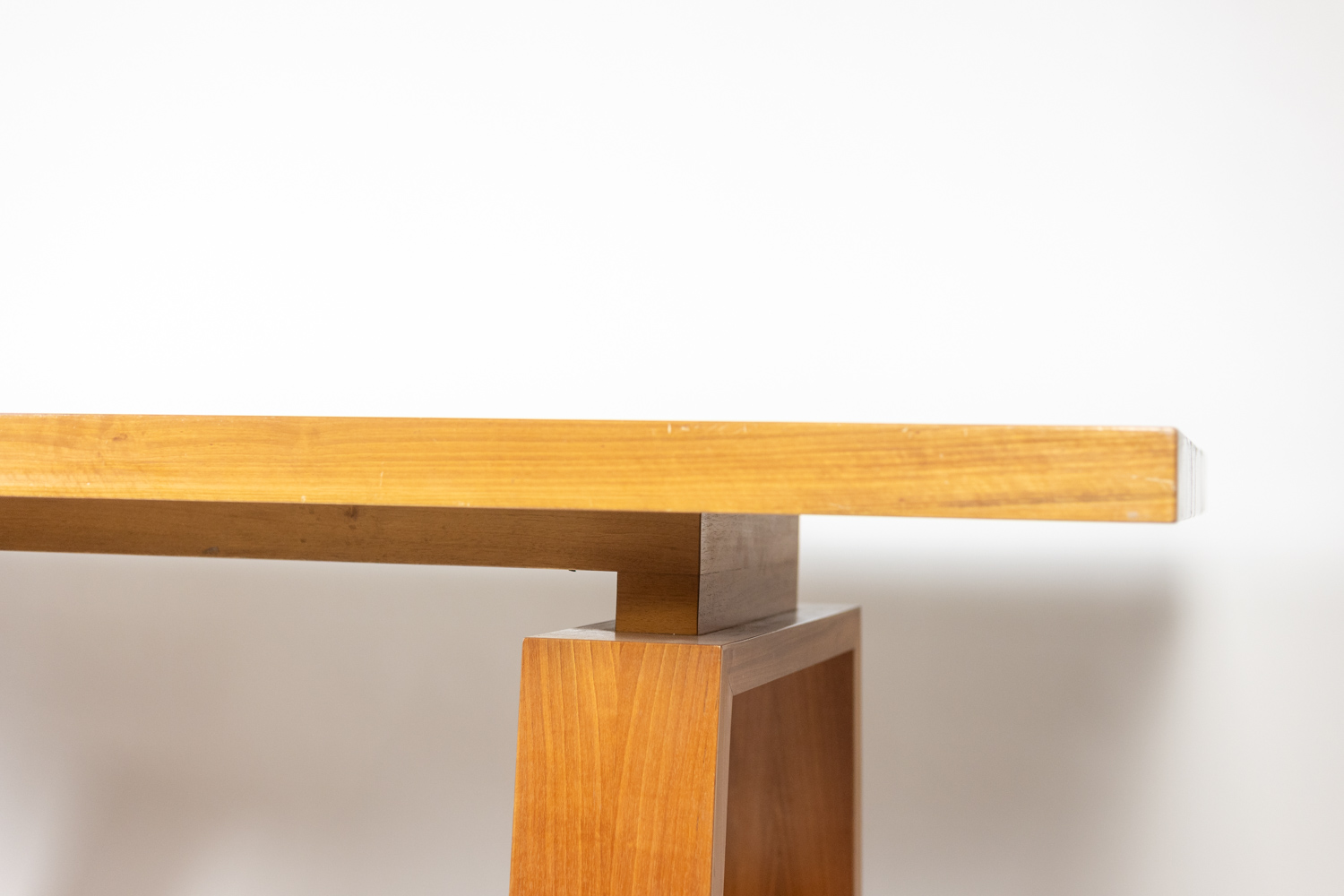 Italian Mid Century Cherry Wood Desk, 1970s - Image 5
