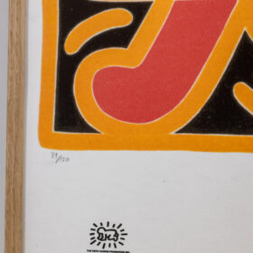 Keith Haring Print, Numbered, Silkscreen, 1990s