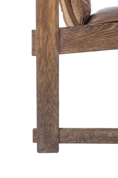 Pair of French Mid Century Fireside Chairs, 1960s - Image 9