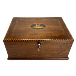 Large Biedermeier Casket Box- Styylish