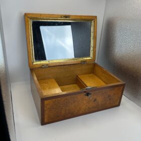 Late Biedermeier Casket Box, Inlays, South Germany circa 1840