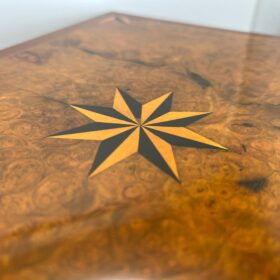 Late Biedermeier Casket Box, Inlays, South Germany circa 1840