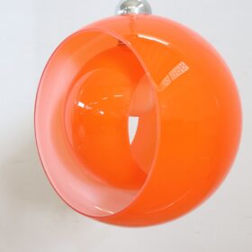 Carlo Nason Pendant Lamp in Orange Murano Glass, 1960s