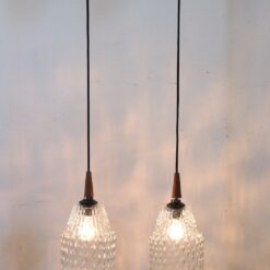 Alternative view of Pair of Pendant Lamps in Murano Glass, Italy 1960s