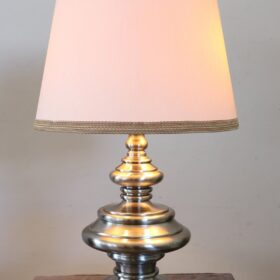 Italian Steel Table Lamp, by Goffredo Reggiani, 1970s