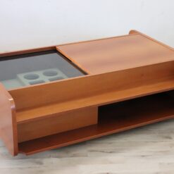 Alternative view of Italian Mid-Century Modern Coffee Table with Bar Compartment
