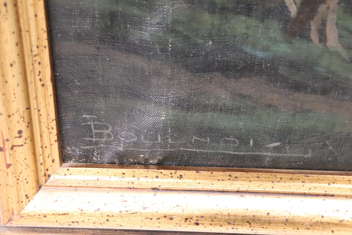 20th Century Oil Painting on Canvas Signed L. Boulnois, Seascape - Image 6