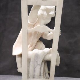 Marble Sculpture by Adolfo Cipriani, 19th Century