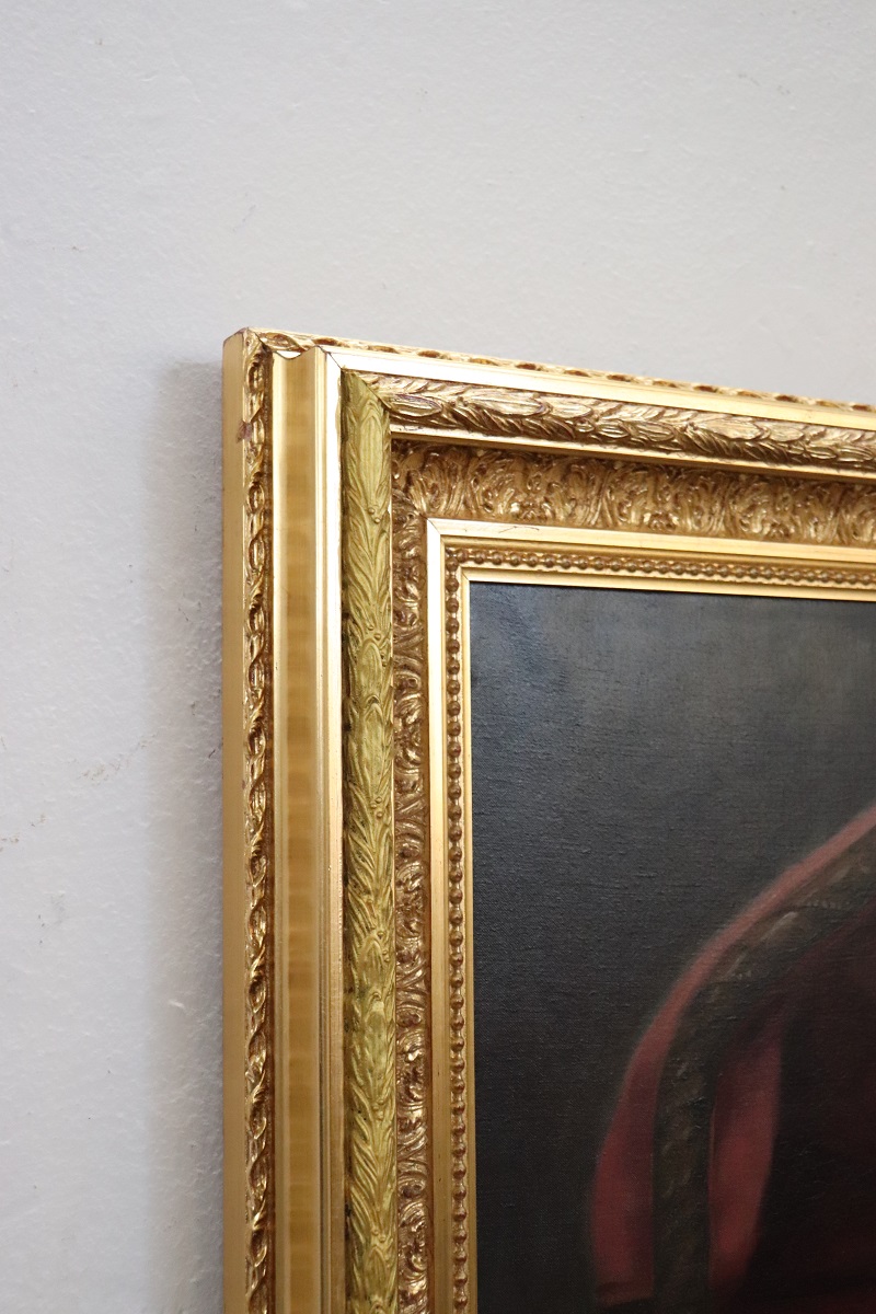 Large English Oil Painting on Canvas, Signed and Dated 1913 - Image 19