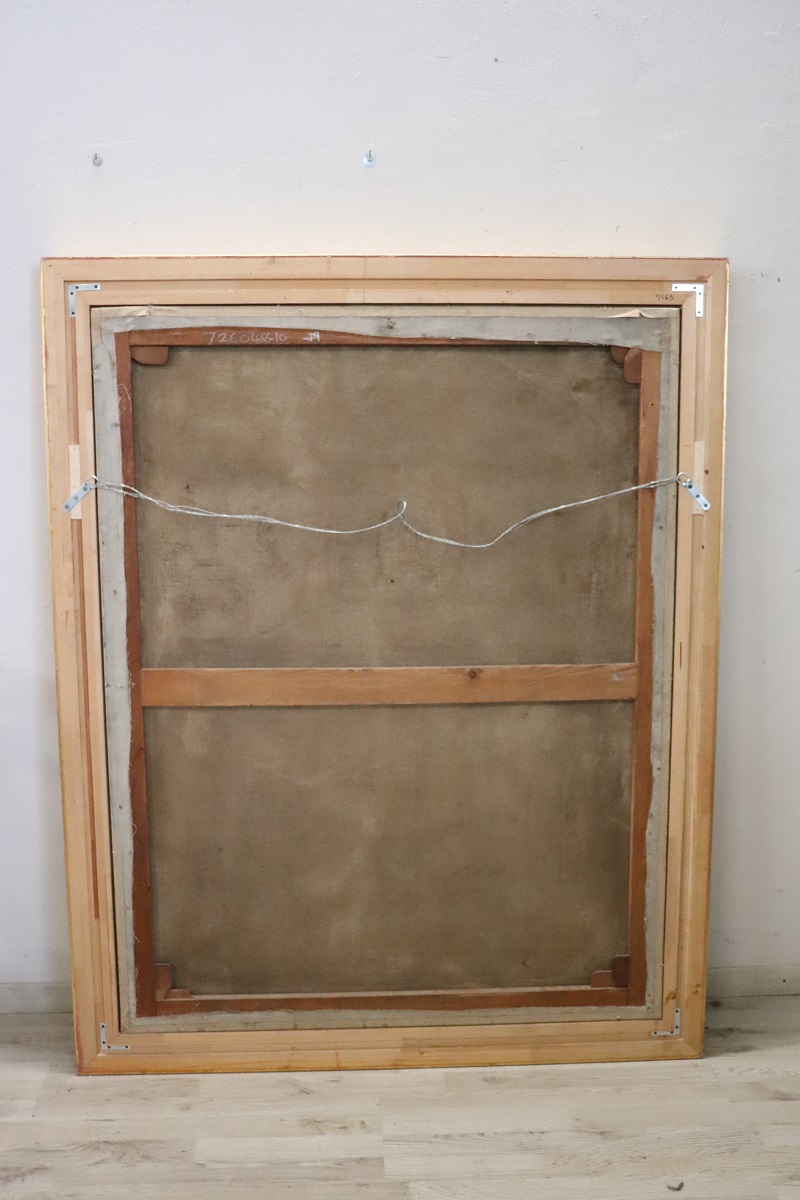 Large English Oil Painting on Canvas, Signed and Dated 1913 - Image 20